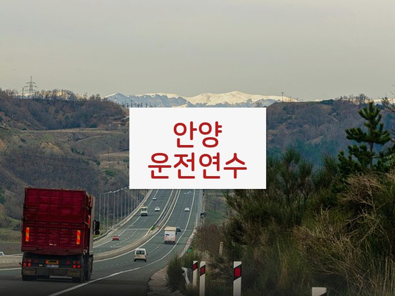 안양운전연수 후기