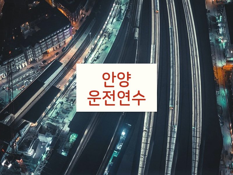 안양운전연수 후기