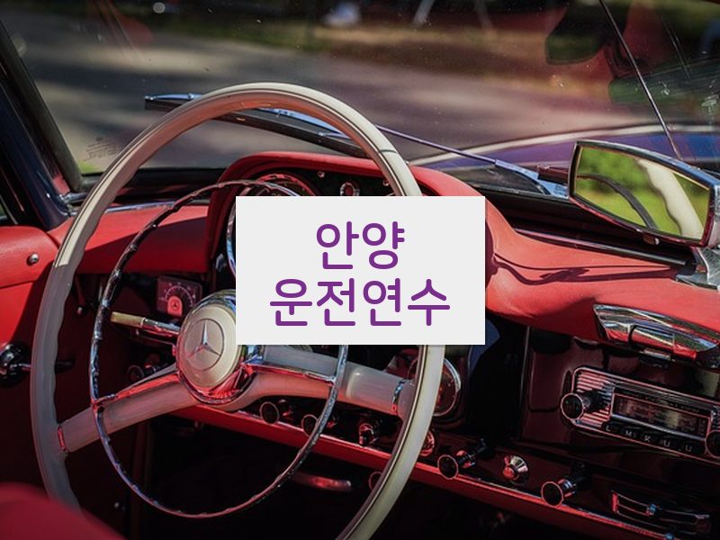 안양운전연수 후기