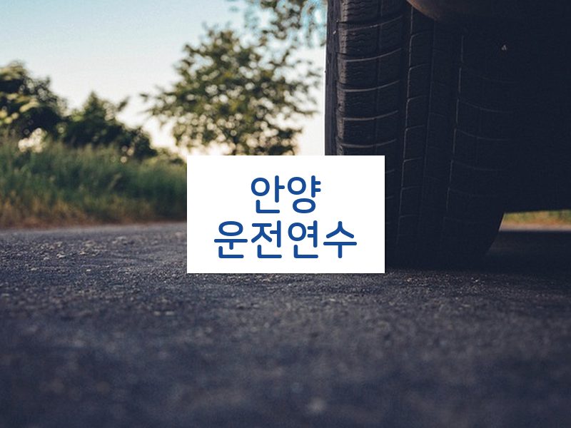 안양운전연수 후기