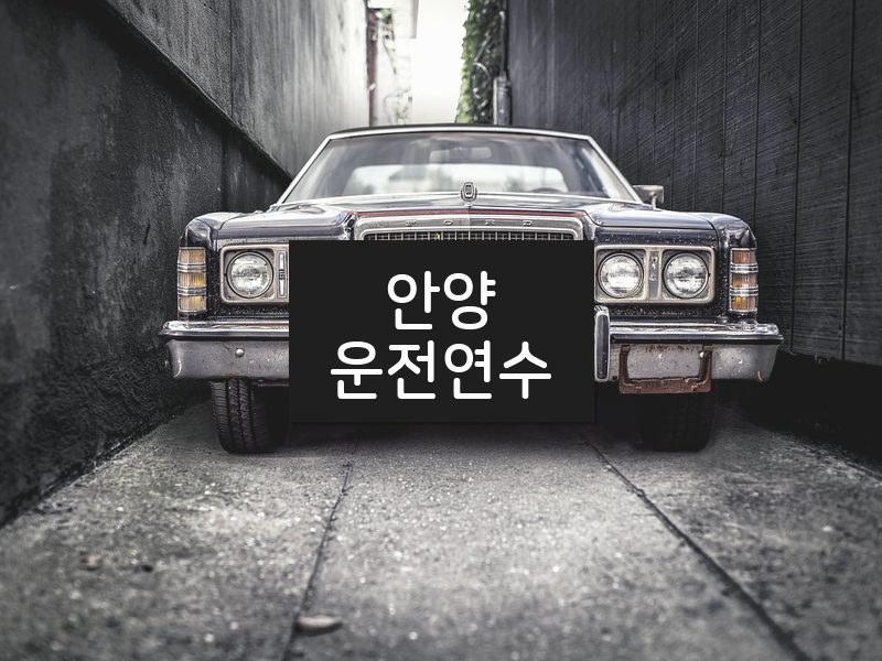 안양운전연수 후기