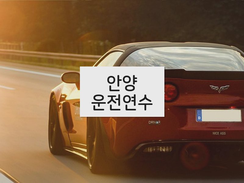 안양운전연수 후기