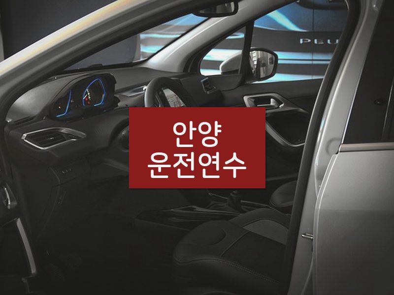 안양운전연수 후기