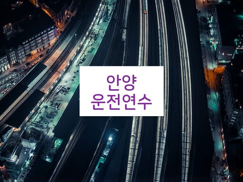 안양운전연수 후기
