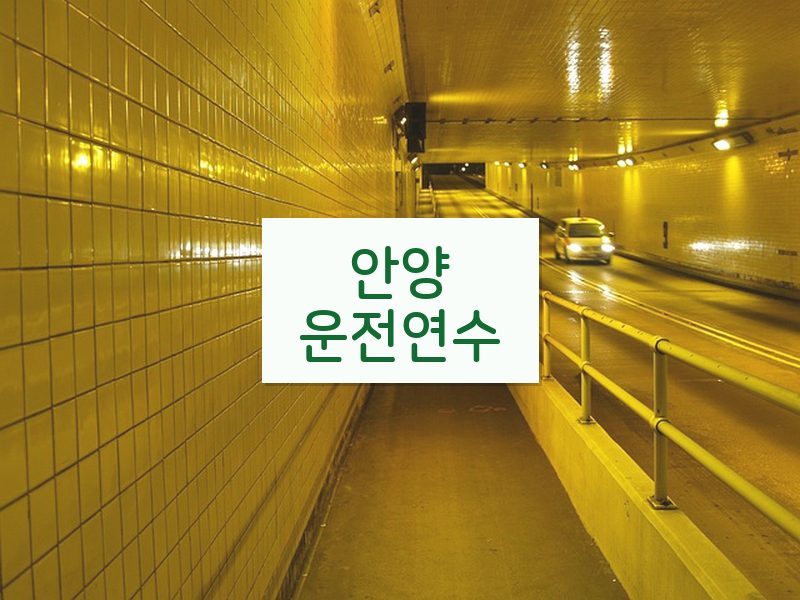 안양운전연수 후기