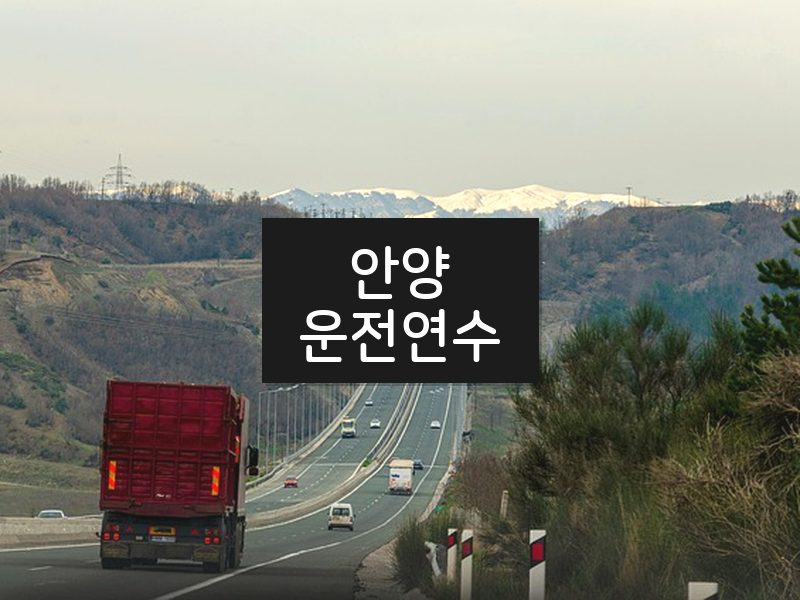 안양운전연수 후기