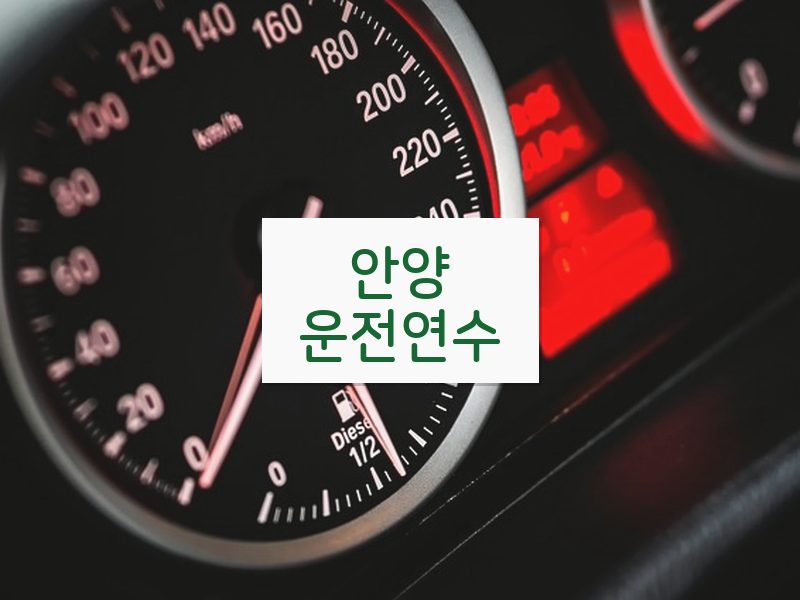 안양운전연수 후기