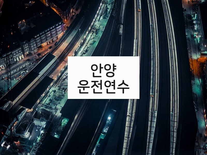 안양운전연수 후기