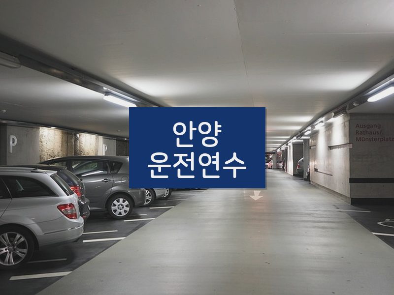 안양운전연수 후기
