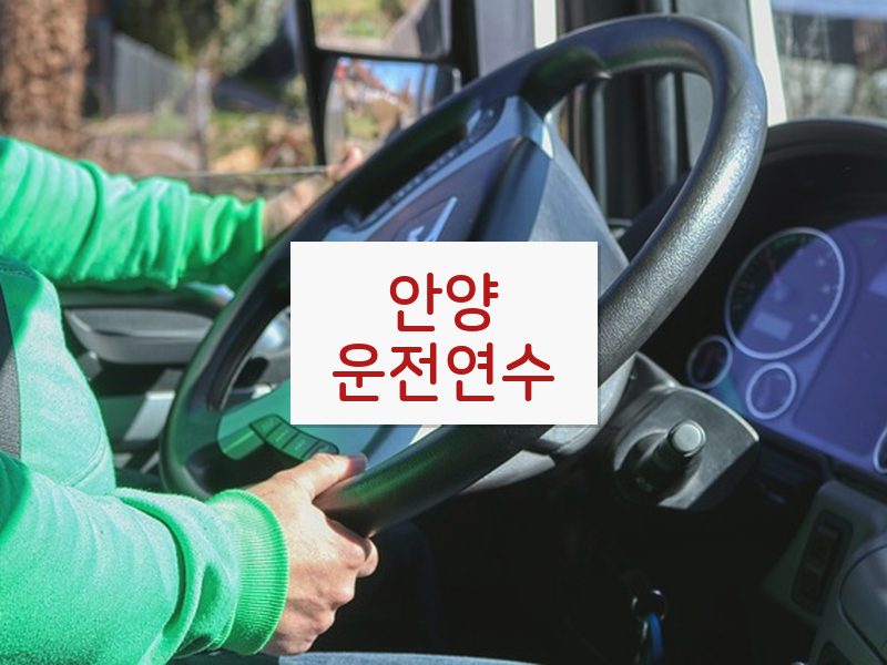 안양운전연수 후기