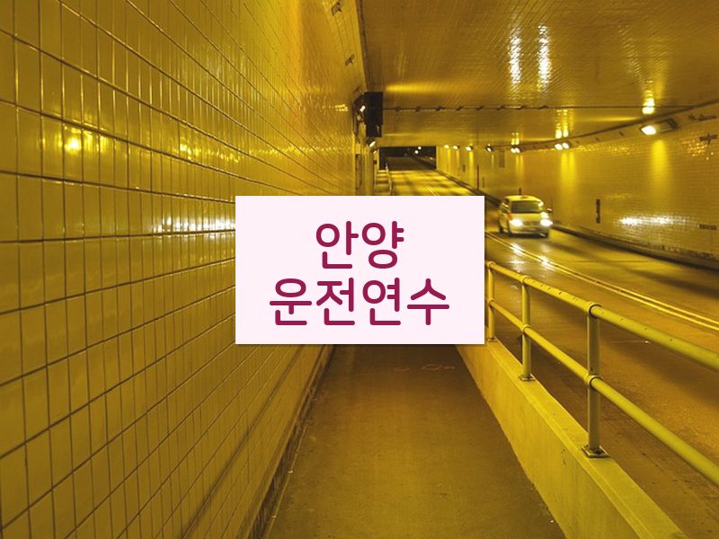 안양운전연수 후기