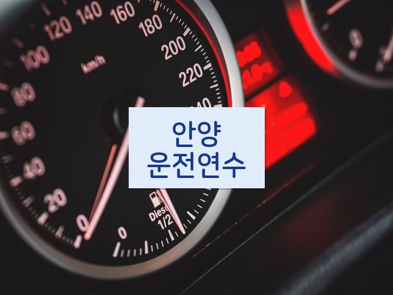 안양운전연수 후기