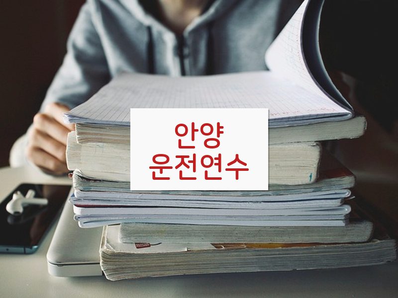 안양운전연수 후기