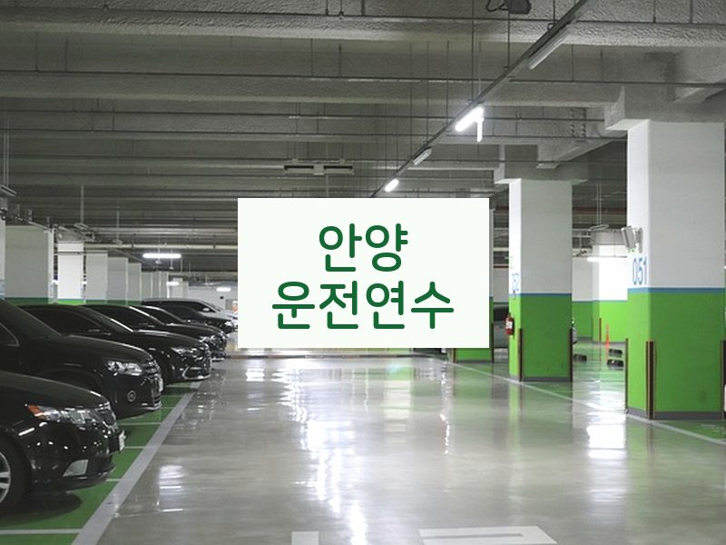 안양운전연수 후기