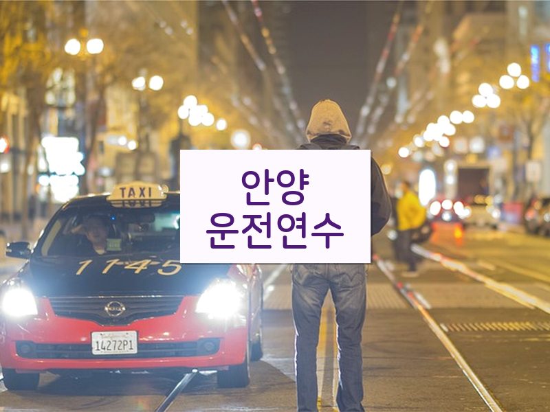 안양운전연수 후기
