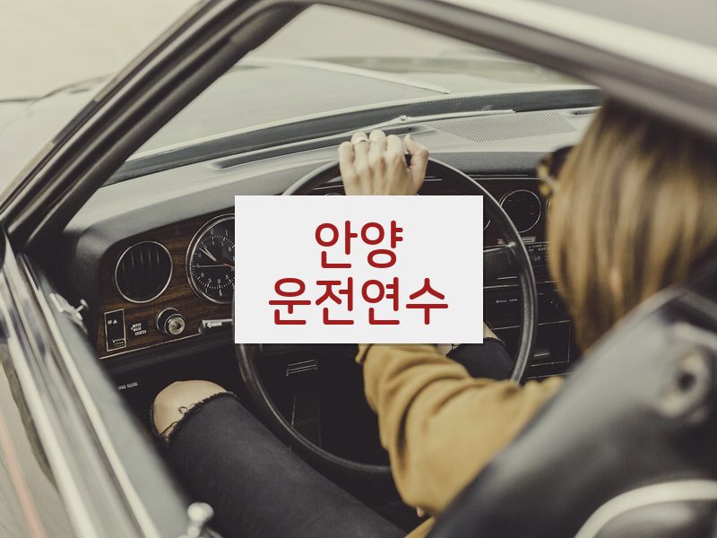 안양운전연수 후기