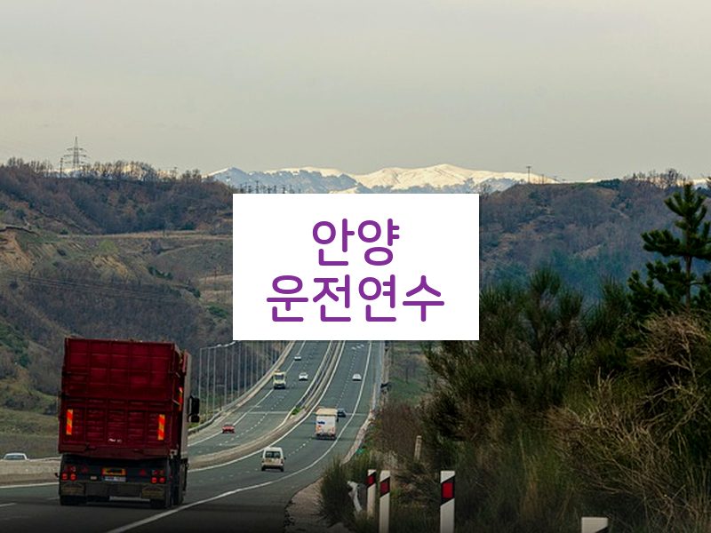 안양운전연수 후기