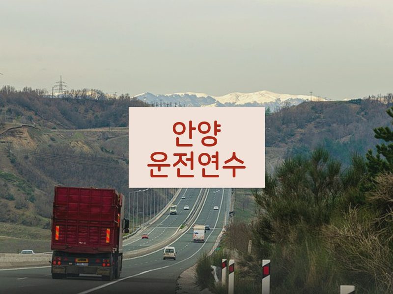 안양운전연수 후기