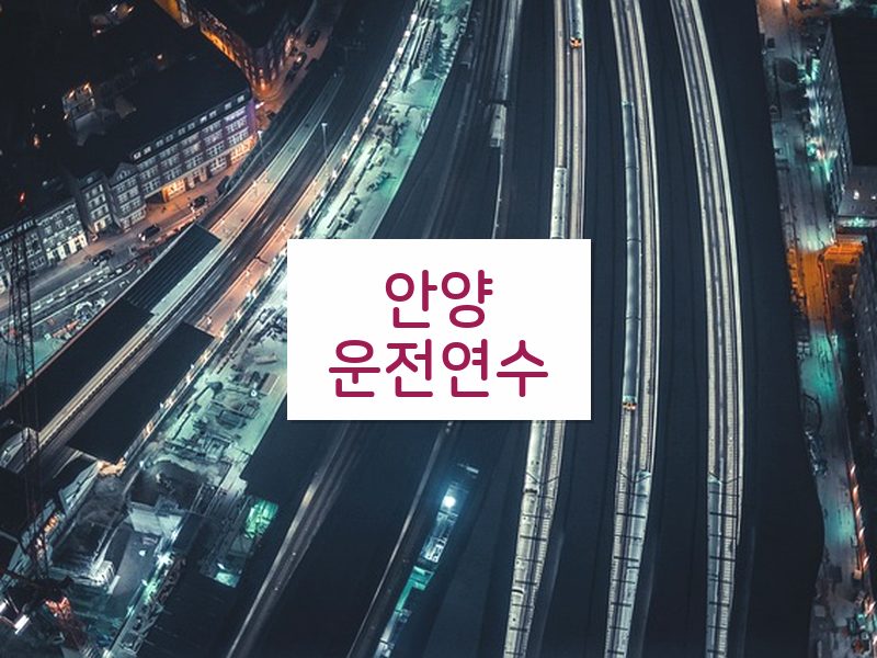 안양운전연수 후기