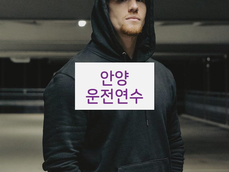 안양운전연수 후기