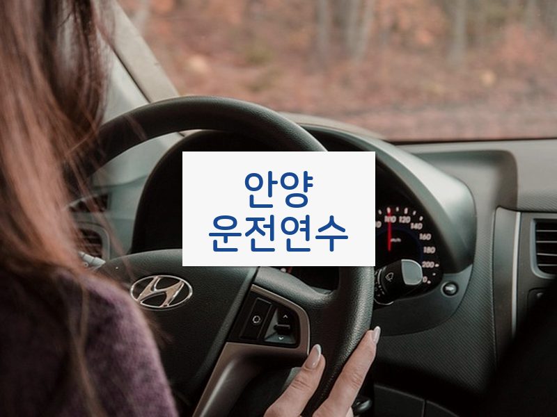안양운전연수 후기