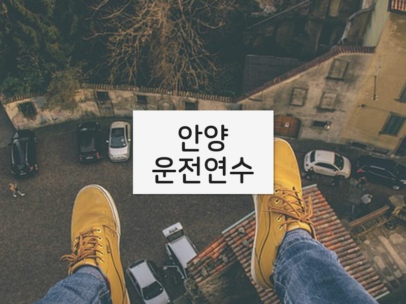 안양운전연수 후기