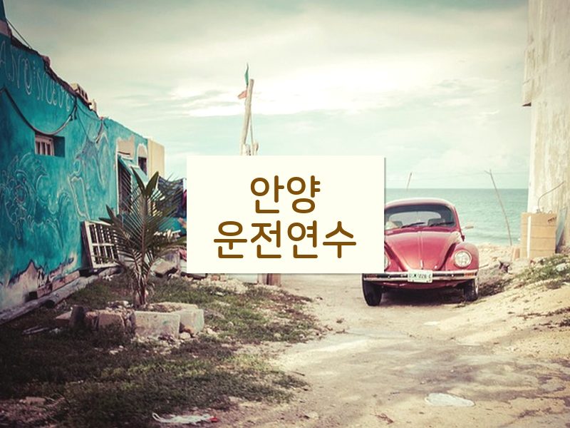 안양운전연수 후기