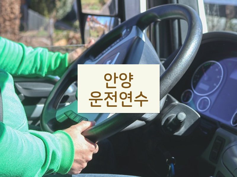 안양운전연수 후기