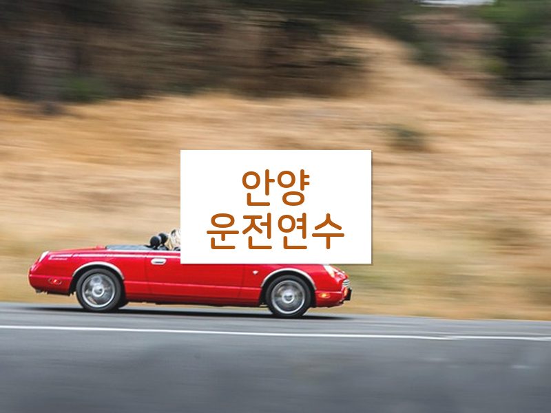 안양운전연수 후기