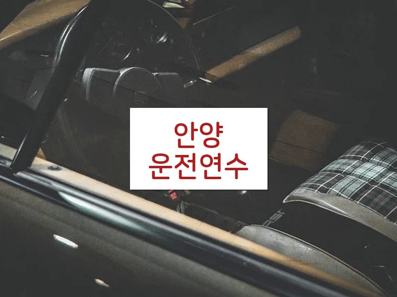 안양운전연수 후기