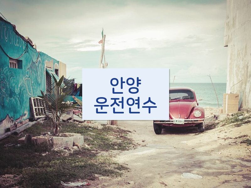 안양운전연수 후기