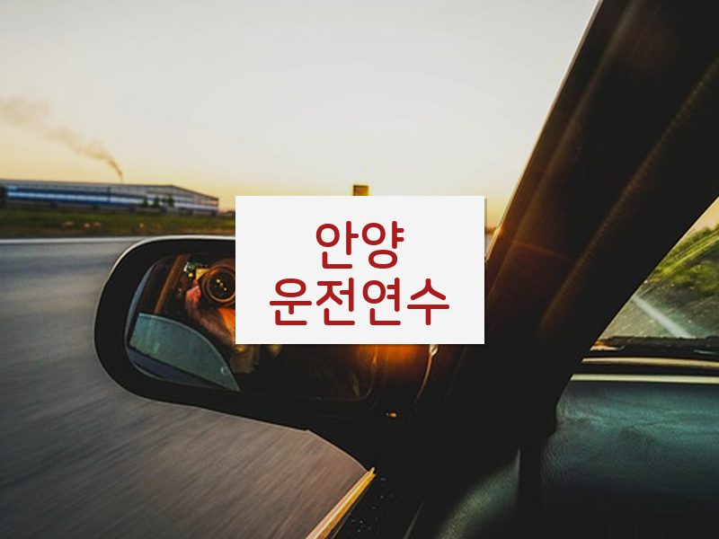 안양운전연수 후기