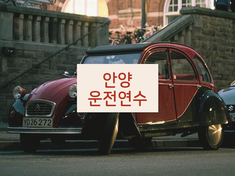 안양운전연수 후기