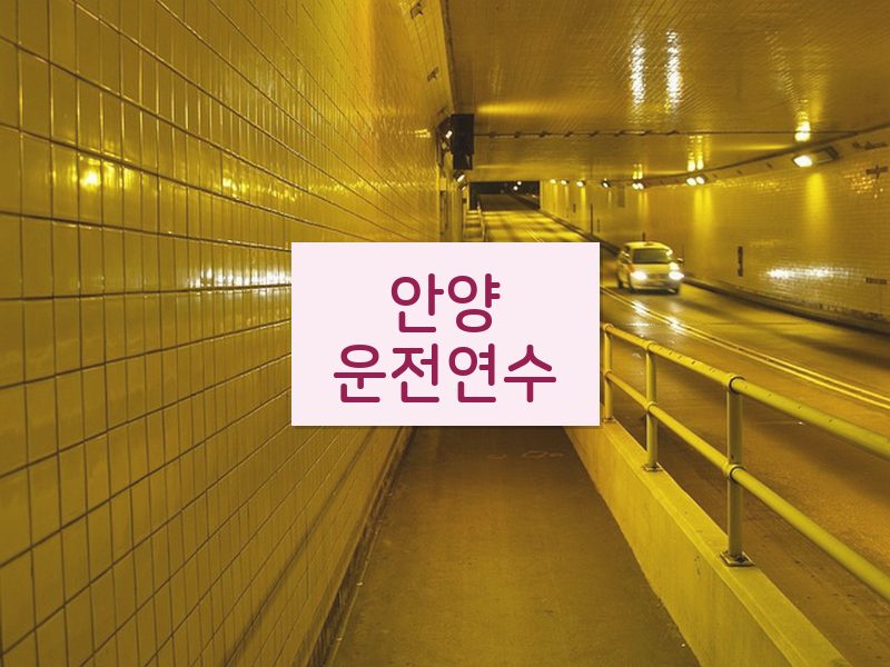 안양운전연수 후기
