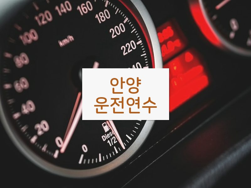 안양운전연수 후기