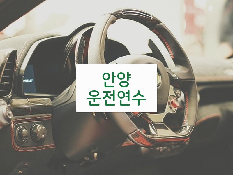 안양운전연수 후기