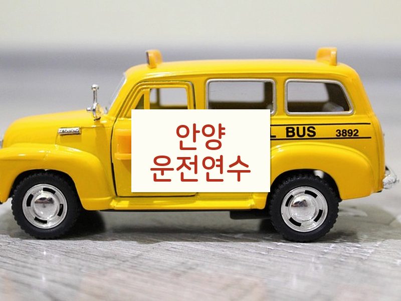 안양운전연수 후기
