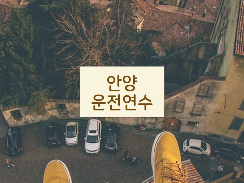 안양운전연수 후기