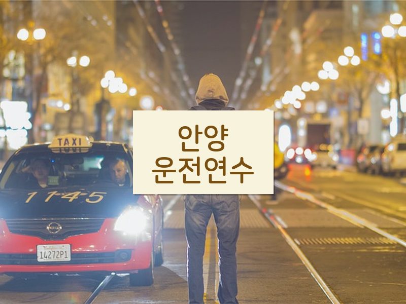 안양운전연수 후기