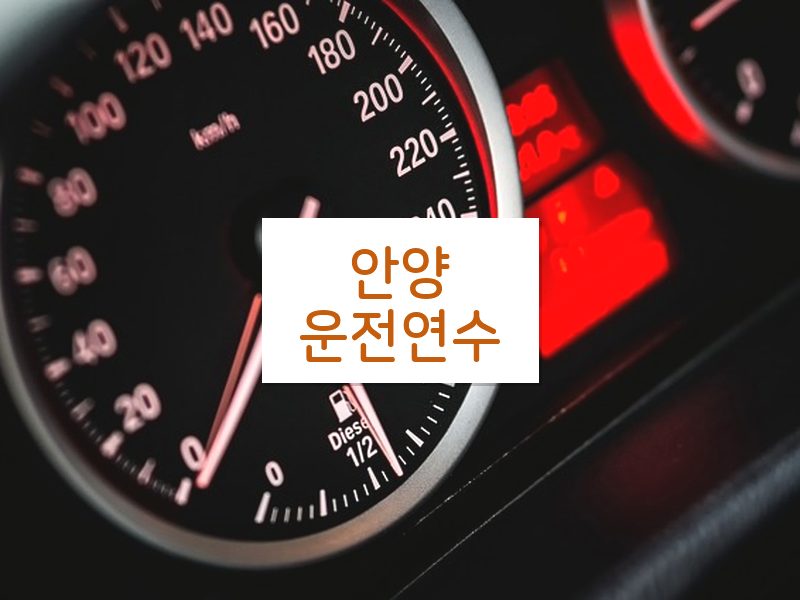 안양운전연수 후기