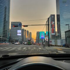 안양에서 운전, 날씨가 문제였어요