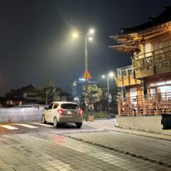 야간 전조등 사용!!